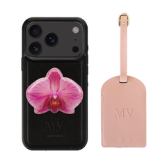 Black Case + Luggage Tag + Popsocket