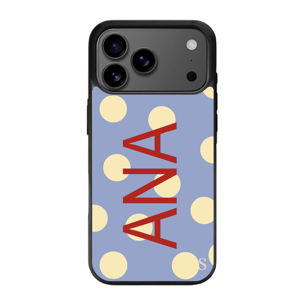 Polka Blue